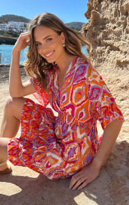 Viscose-Ruffle-Laagjes-Jurk-2