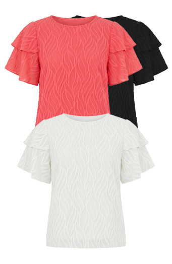 Musthave Deal Noa Ruffle Tops